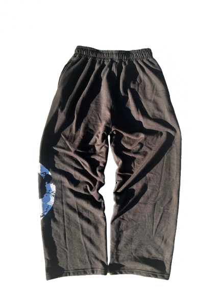 GALORE FOR PEACE BAGGY SWEATS (BLACK)